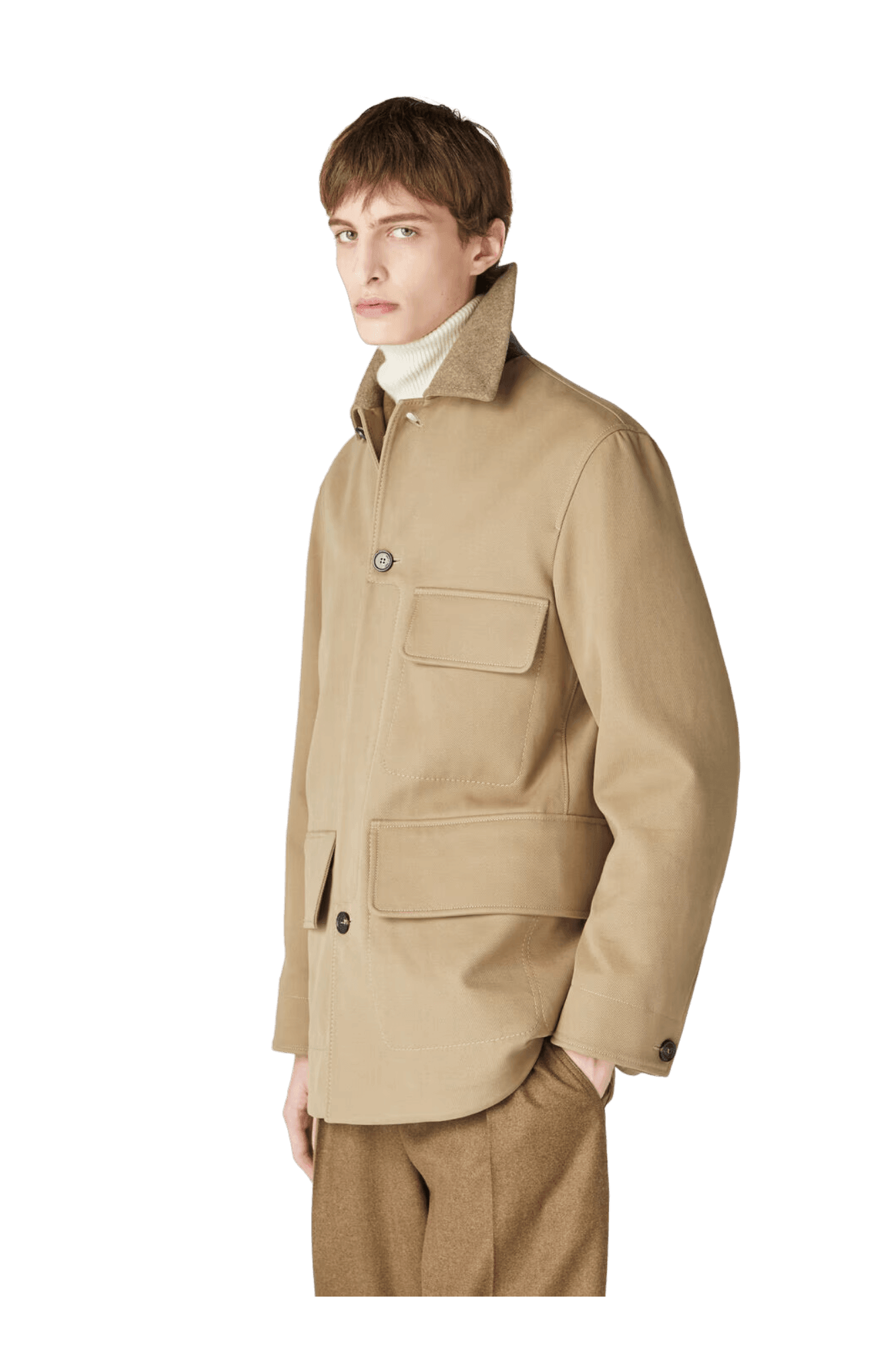 Loro Piana Men's Barth Caban Coat