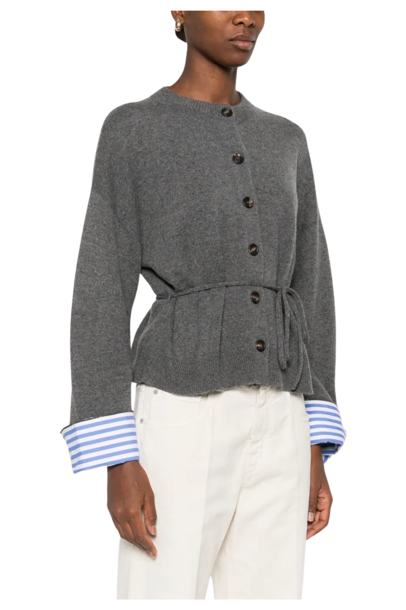 Brunello Cucinelli Women's Button-fastening Tie-waist Cardigan