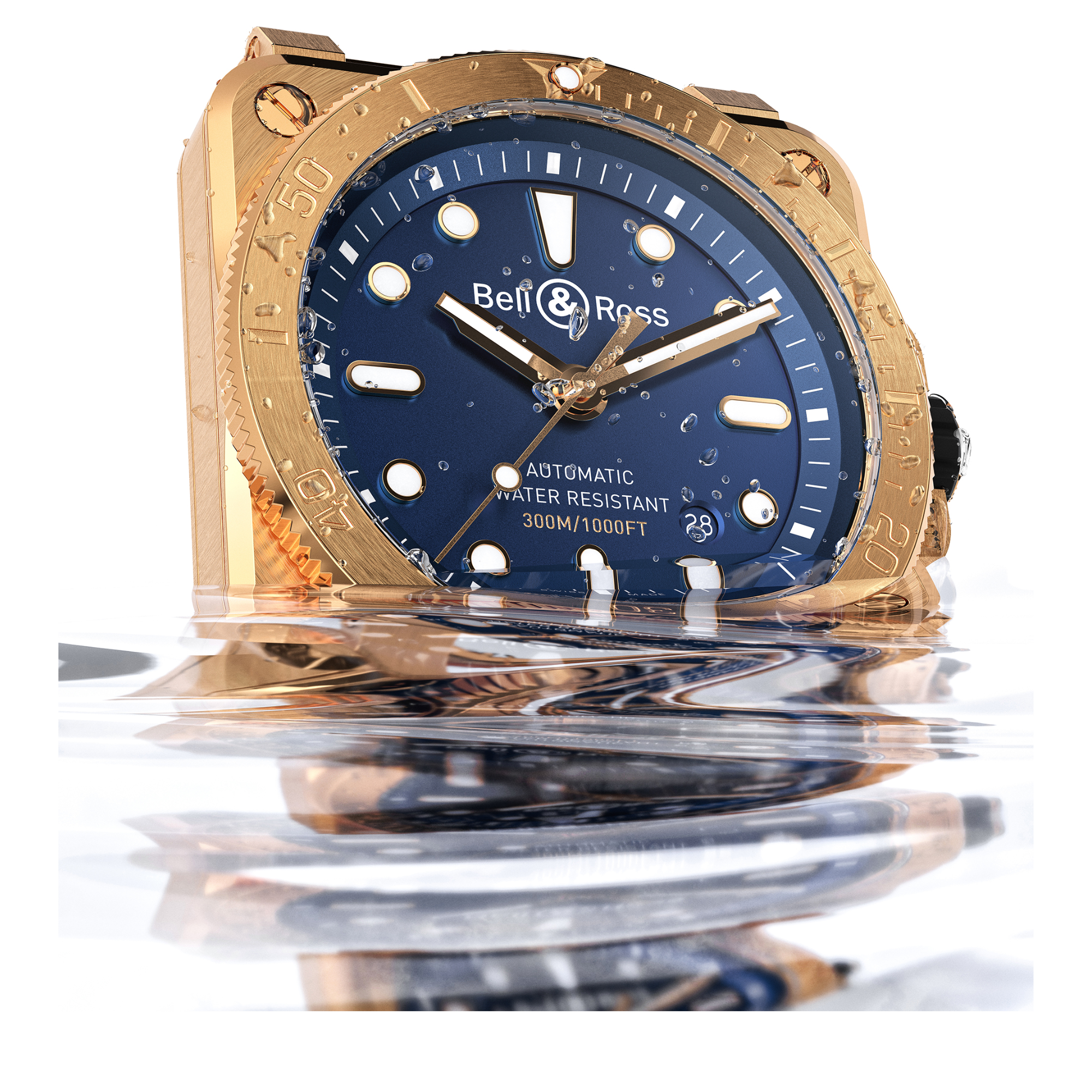Bell & Ross BR 03-92 DIVER BRONZE NAVY BLUE