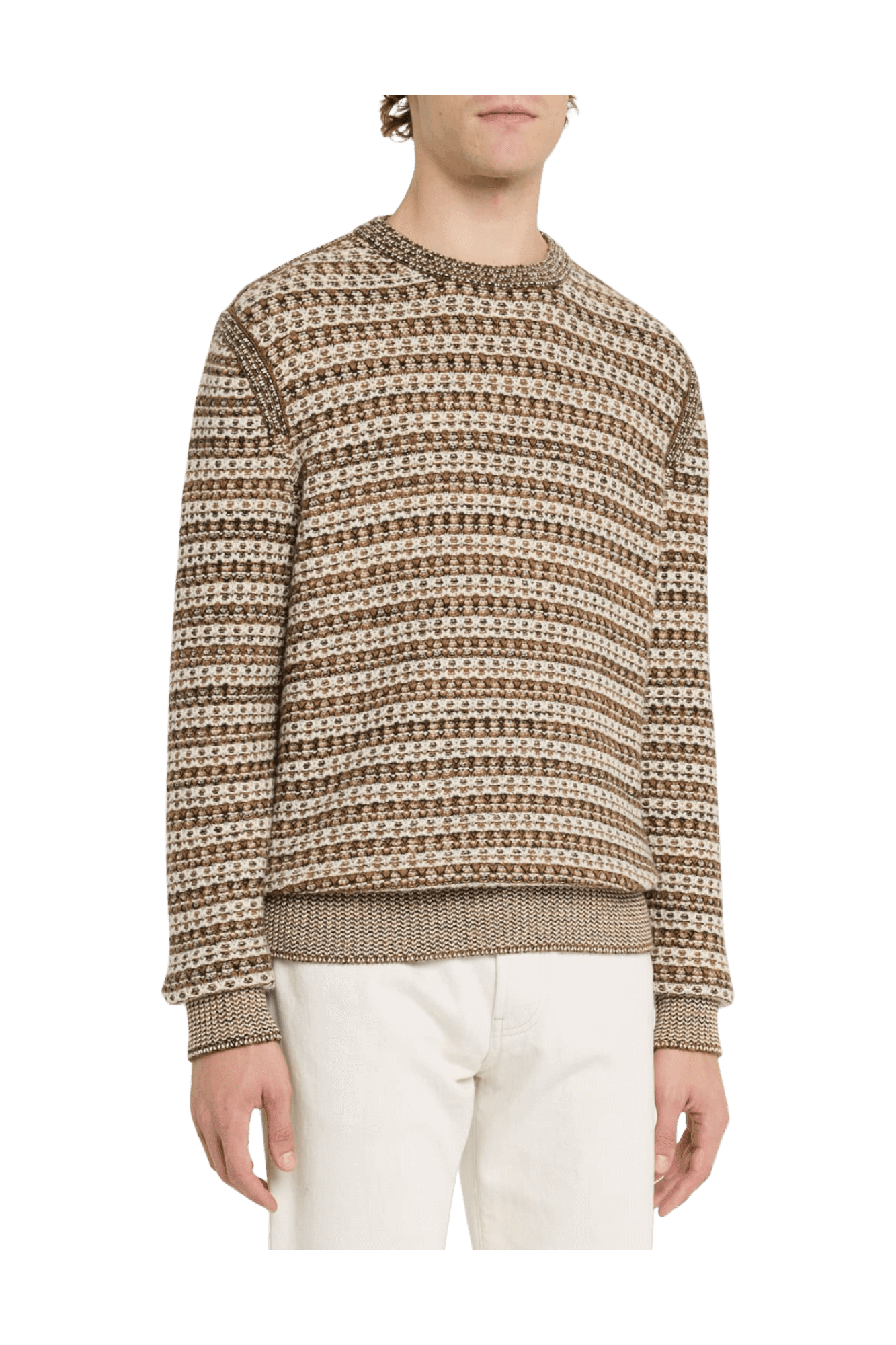 Loro Piana Men's Mancora Cashmere Knit Crewneck Sweater