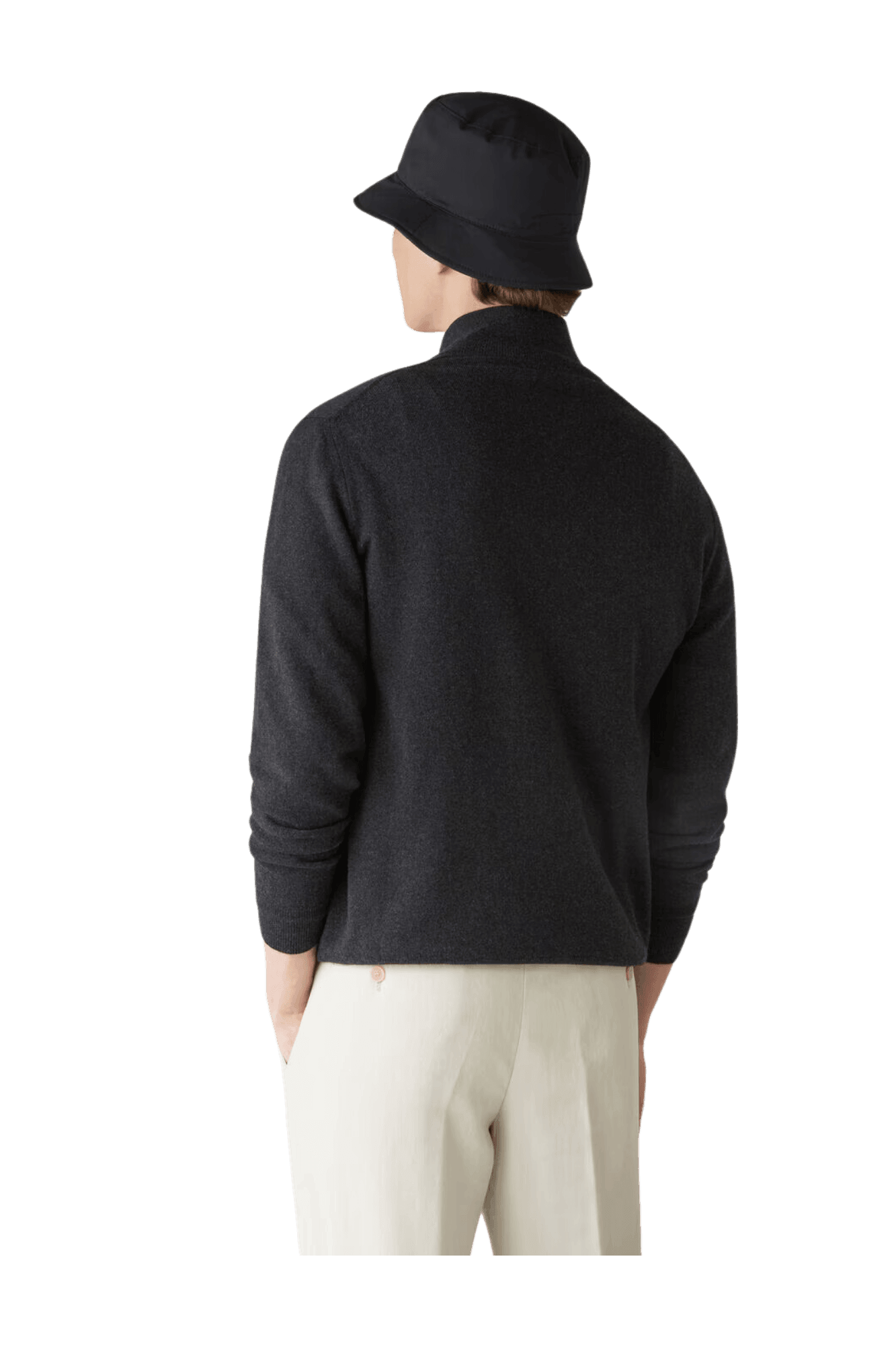 Loro Piana Classique Demi-Zip pour Hommes
