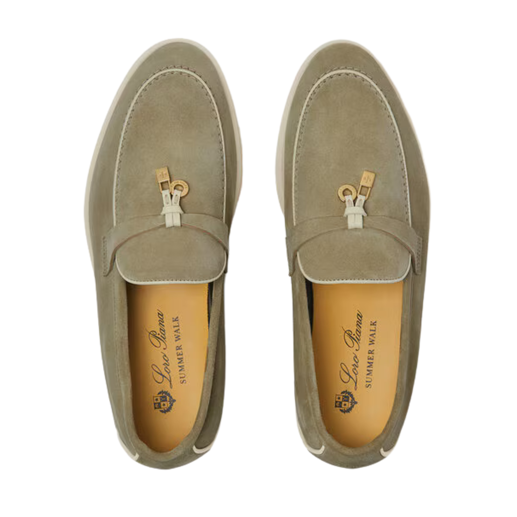 Loro Piana Mocassins Summer Charms Walk pour femmes (daim)