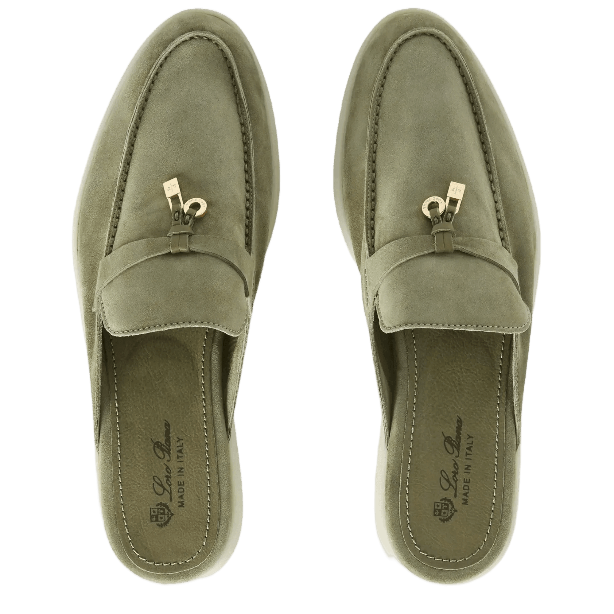 ロロ ピアーナ レディース バブーシュ チャーム ウォーク ローファー