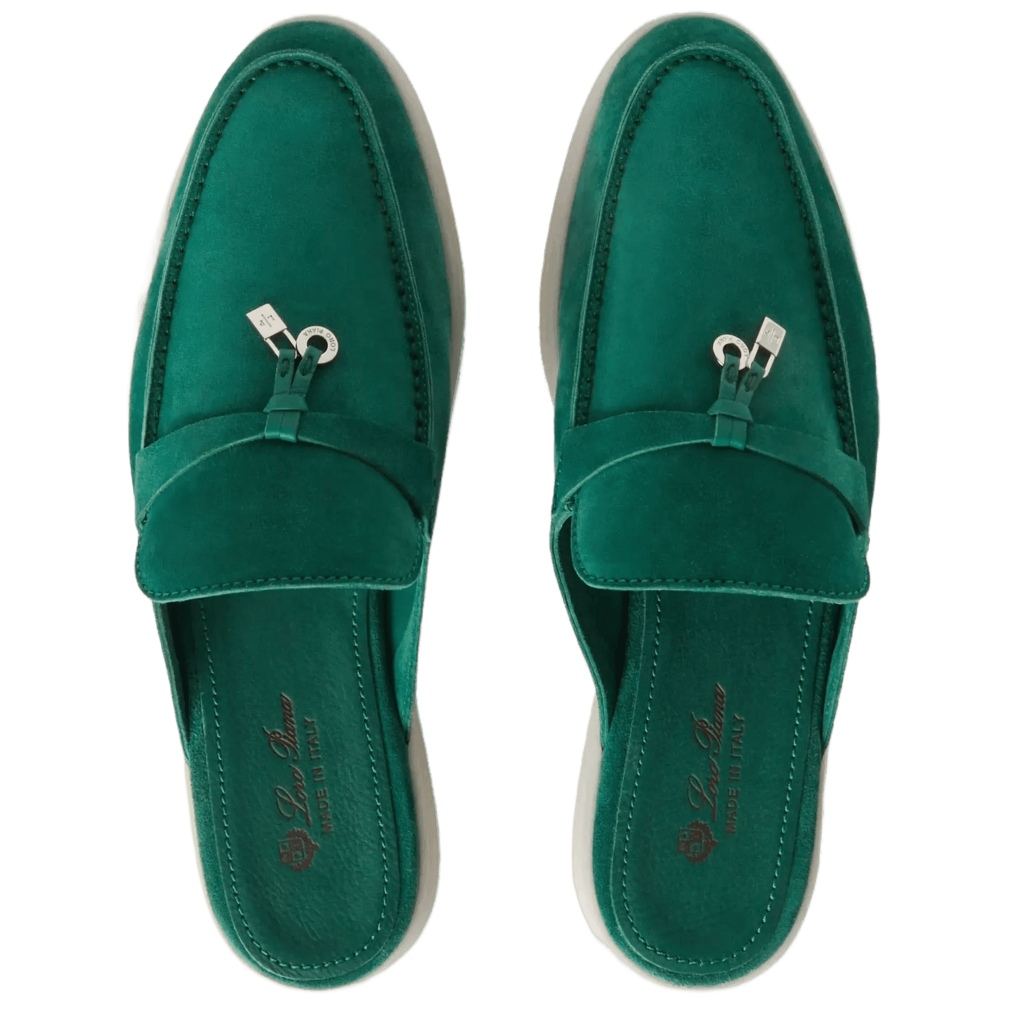 ロロ ピアーナ レディース バブーシュ チャーム ウォーク ローファー