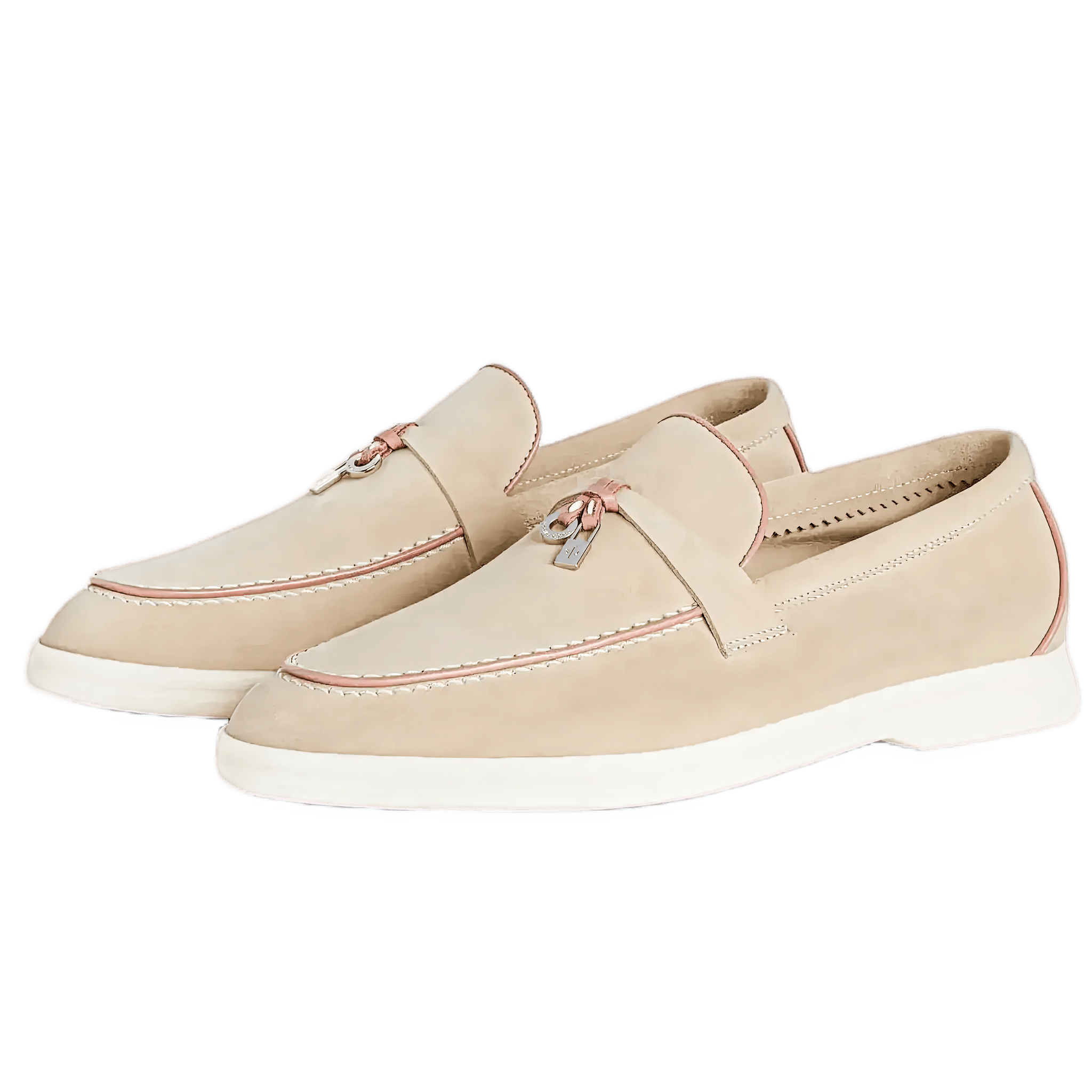 Mocasines Mujer Summer Charms Walk Loro Piana (Ante, Ante Piel de Cabra)