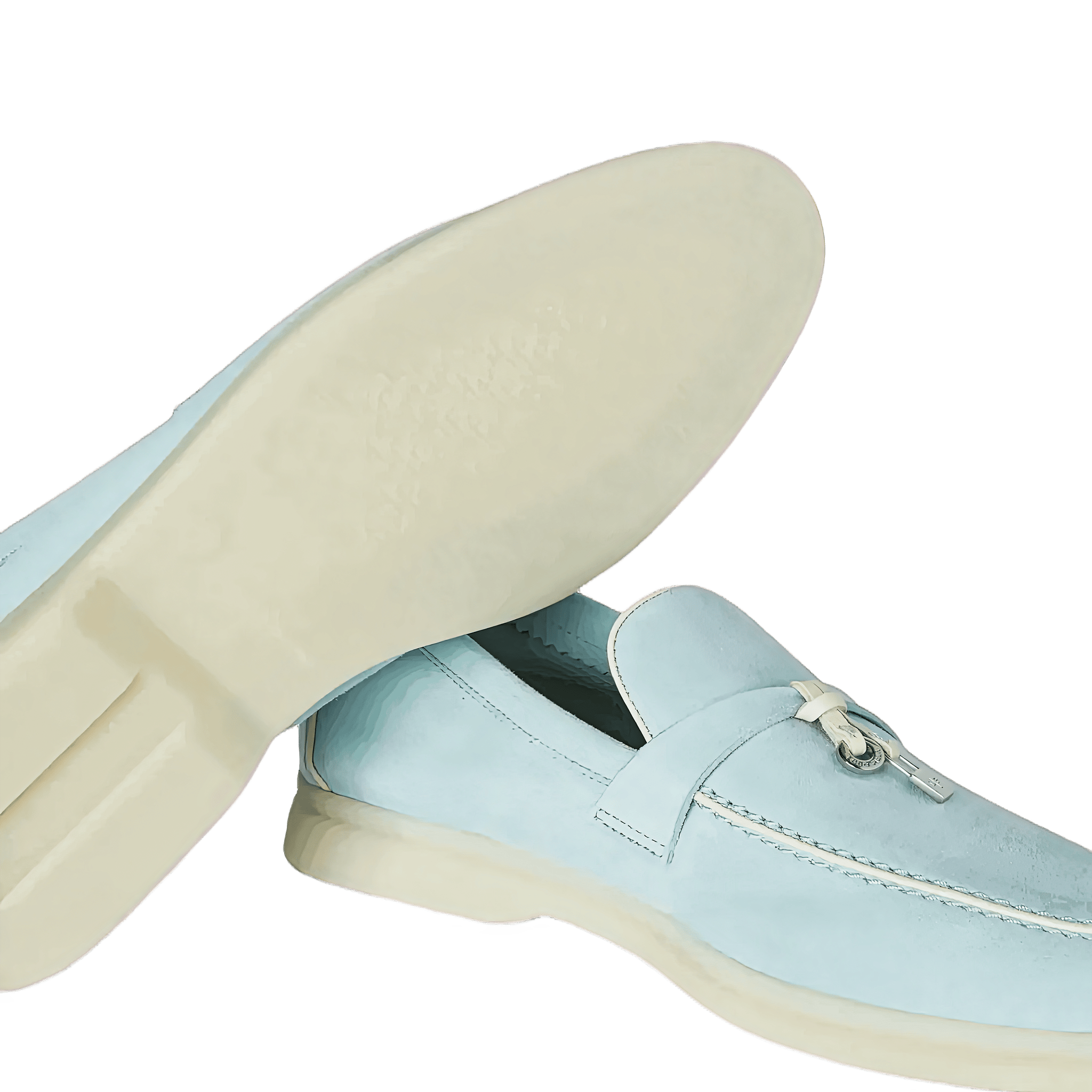 Mocasines Mujer Summer Charms Walk Loro Piana (Ante, Ante Piel de Cabra)