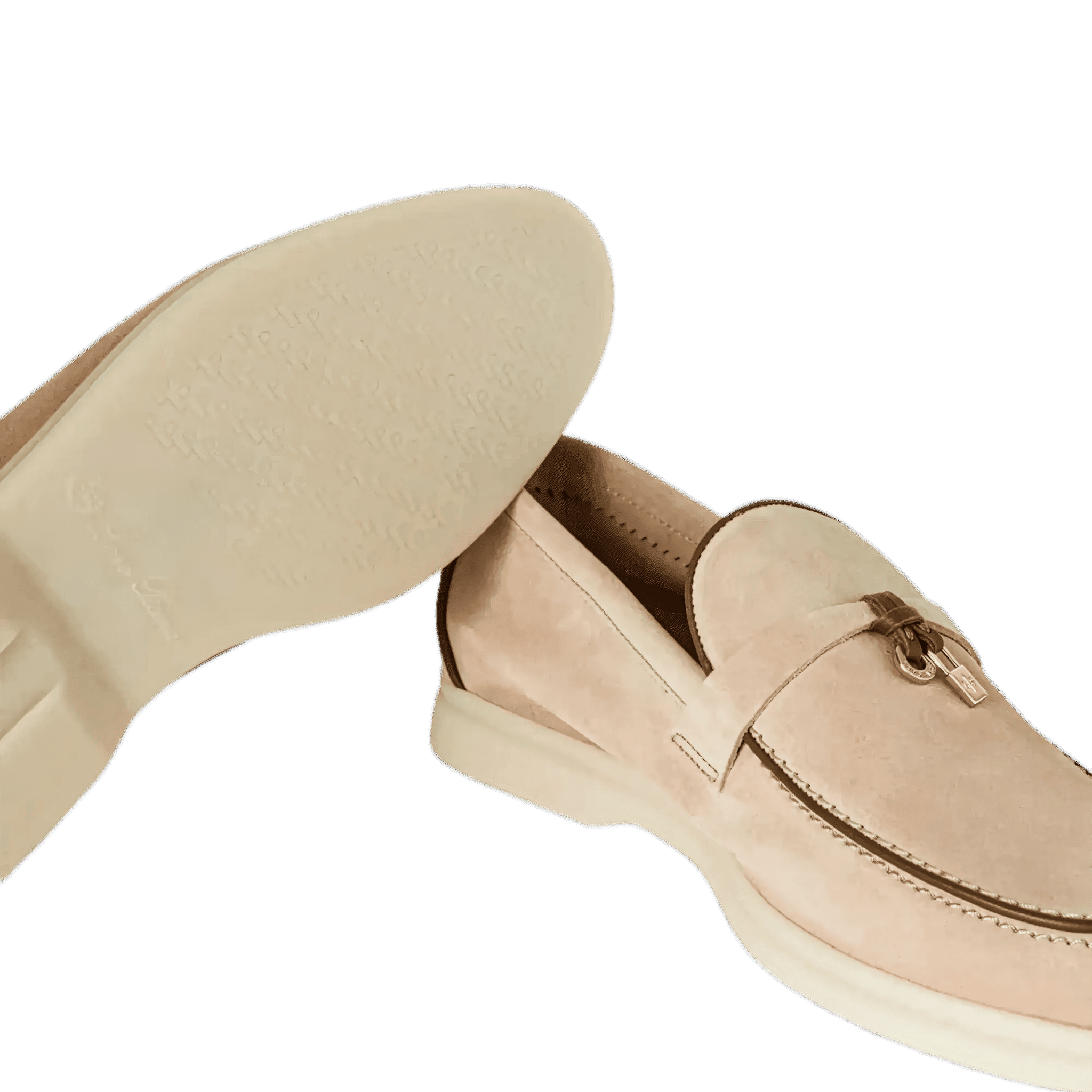 Mocasines Mujer Summer Charms Walk Loro Piana (Ante, Ante Piel de Cabra)