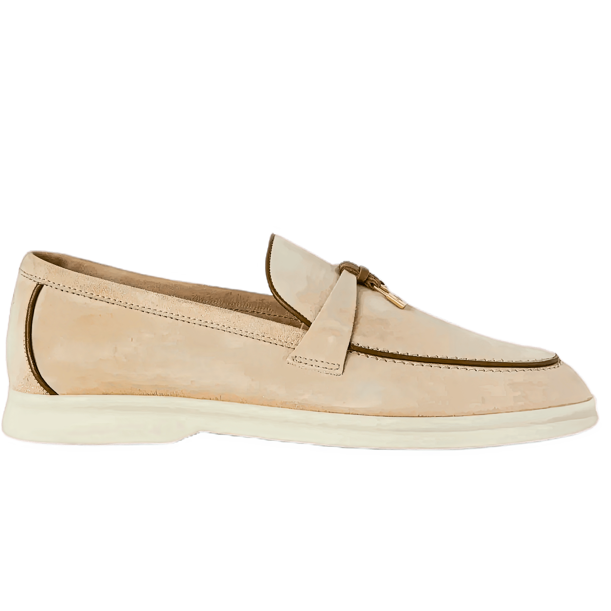 Mocasines Mujer Summer Charms Walk Loro Piana (Ante, Ante Piel de Cabra)