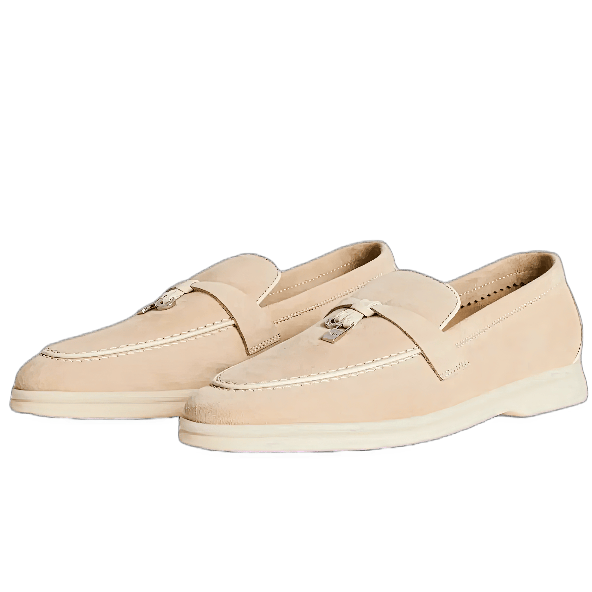 Mocasines Mujer Summer Charms Walk Loro Piana (Ante, Ante Piel de Cabra)