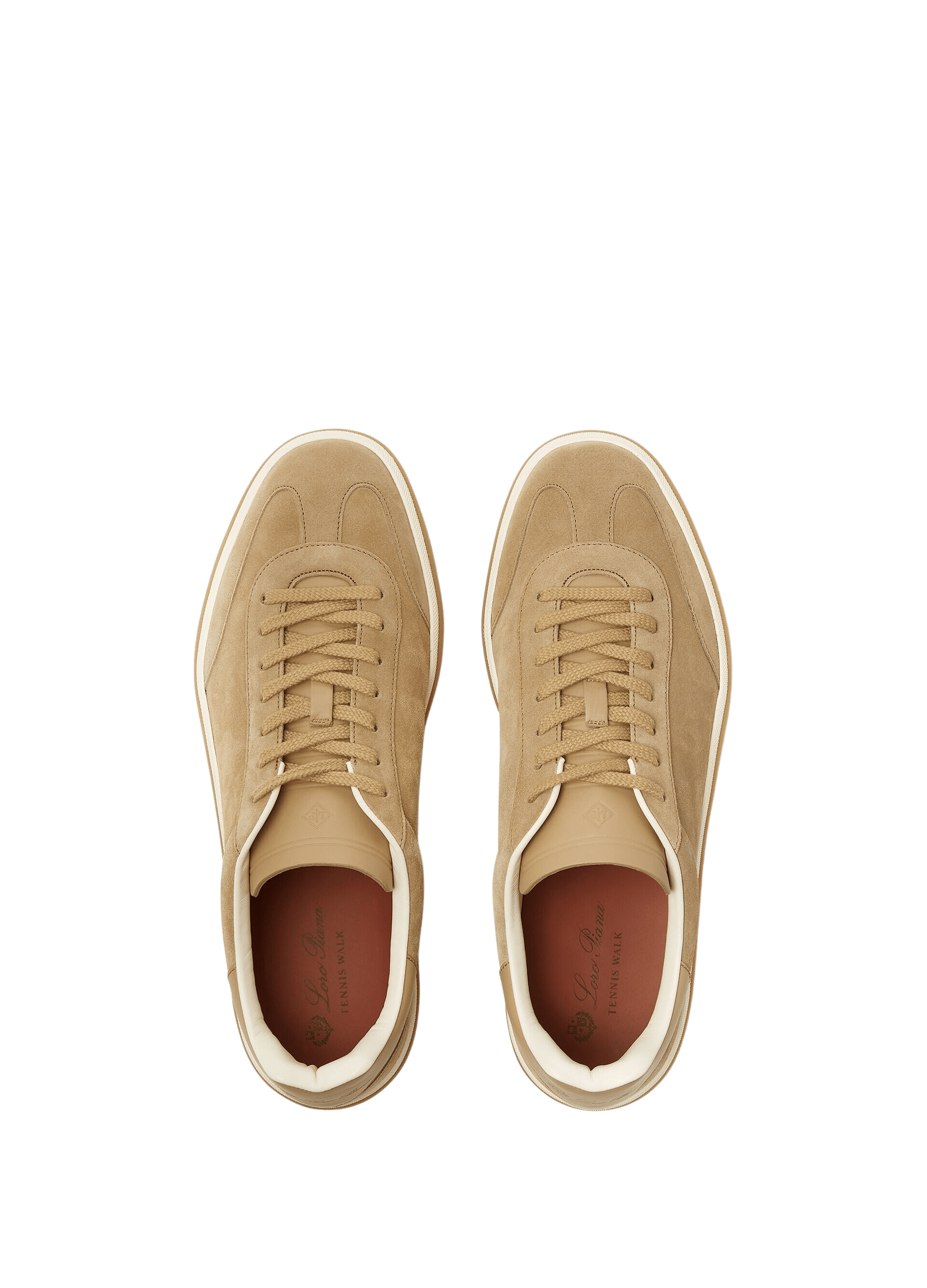 Baskets Tennis Walk Loro Piana pour hommes (fente de veau en daim)