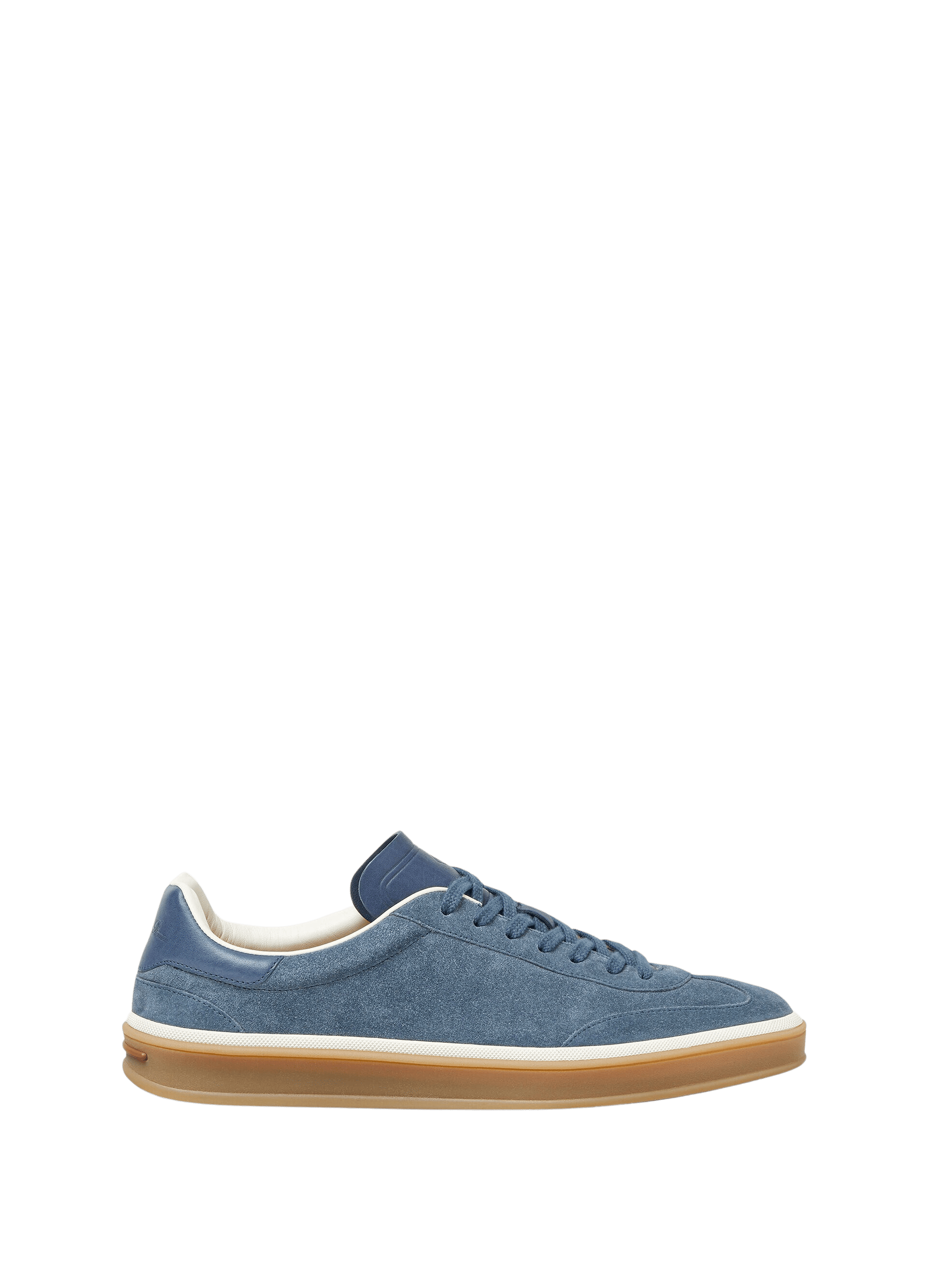 Baskets Tennis Walk Loro Piana pour hommes (fente de veau en daim)