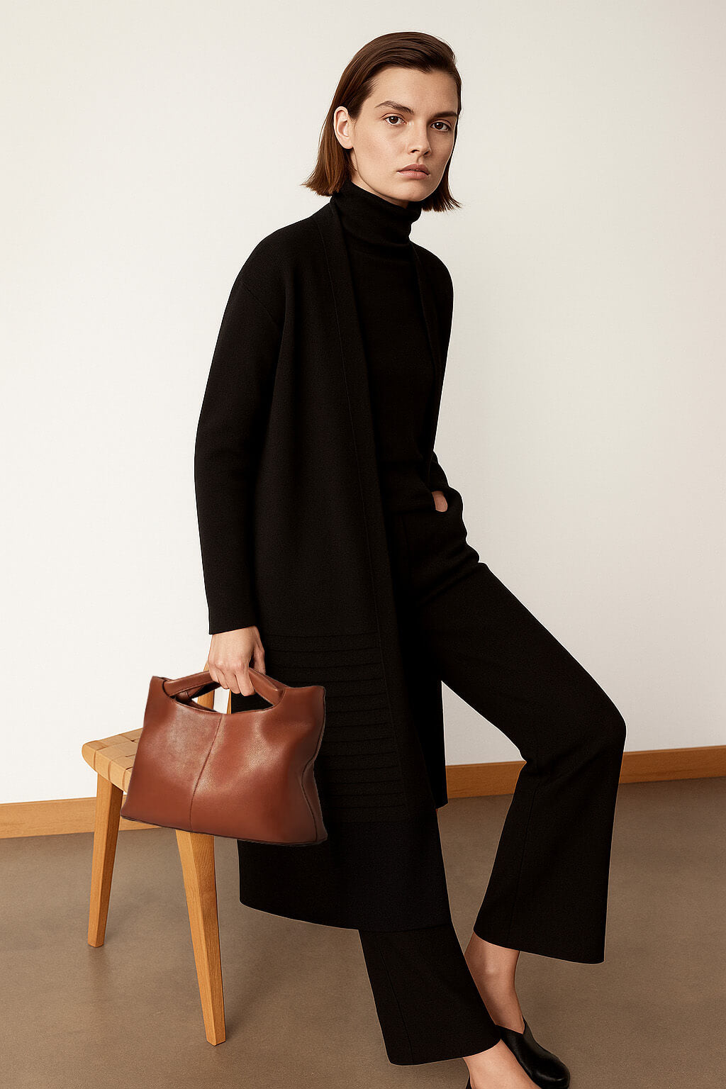 The Row Sac à bandoulière en cuir Camden