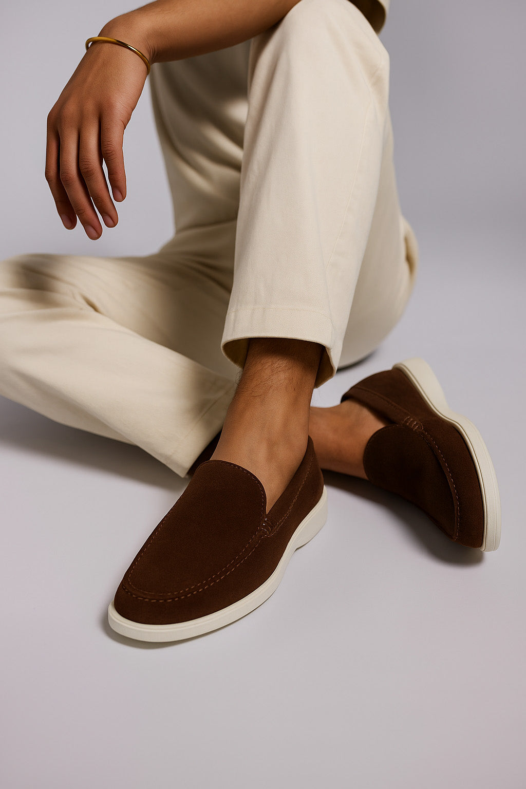 Loro Piana 男士夏季步行乐福鞋