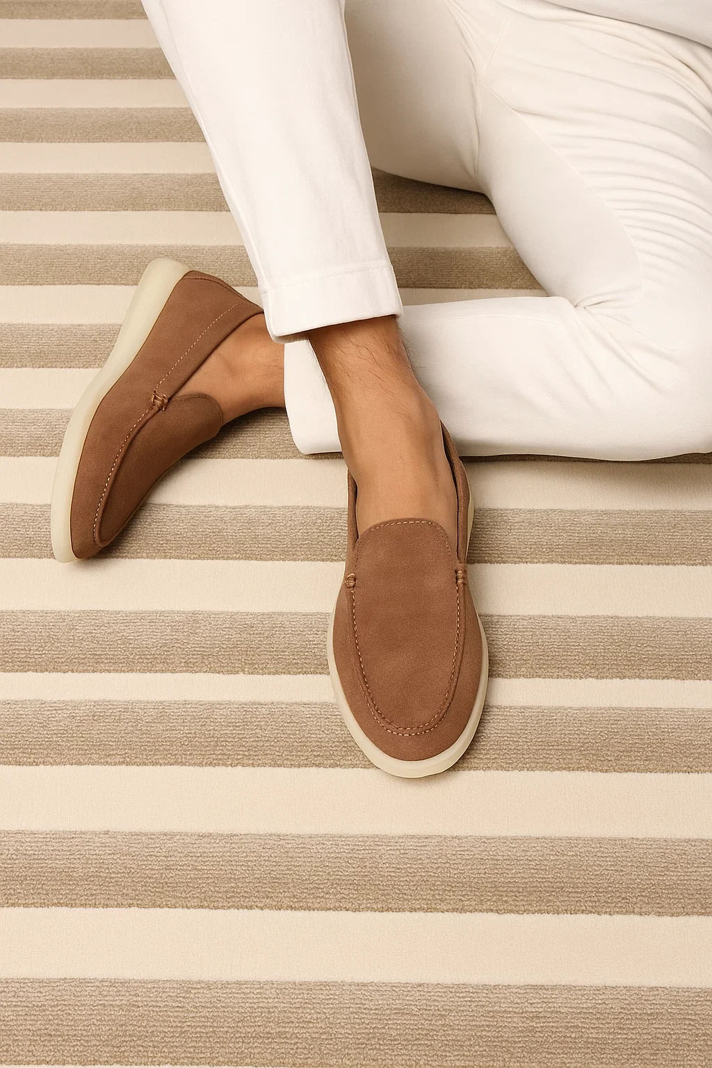 Loro Piana 男士夏季步行乐福鞋