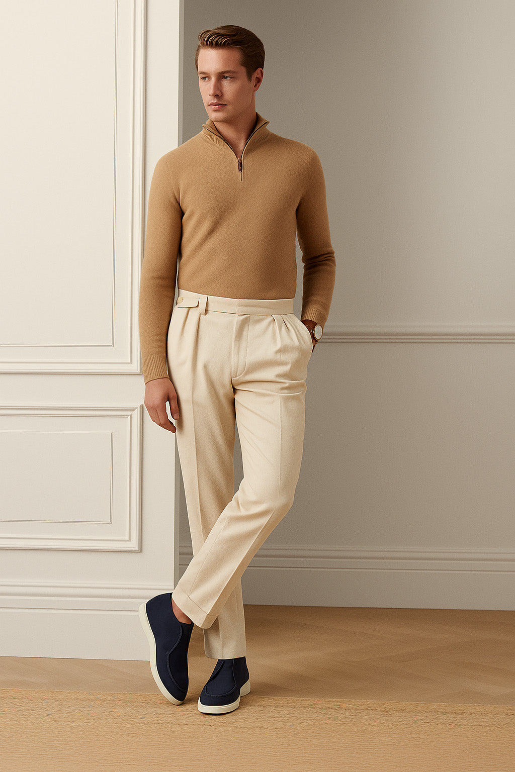 Loro Piana Men's Open Walk Chukka Boots