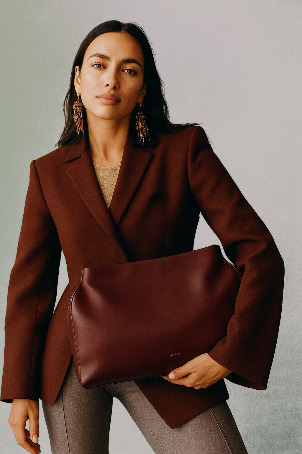 The Row Sienna 皮革托特包