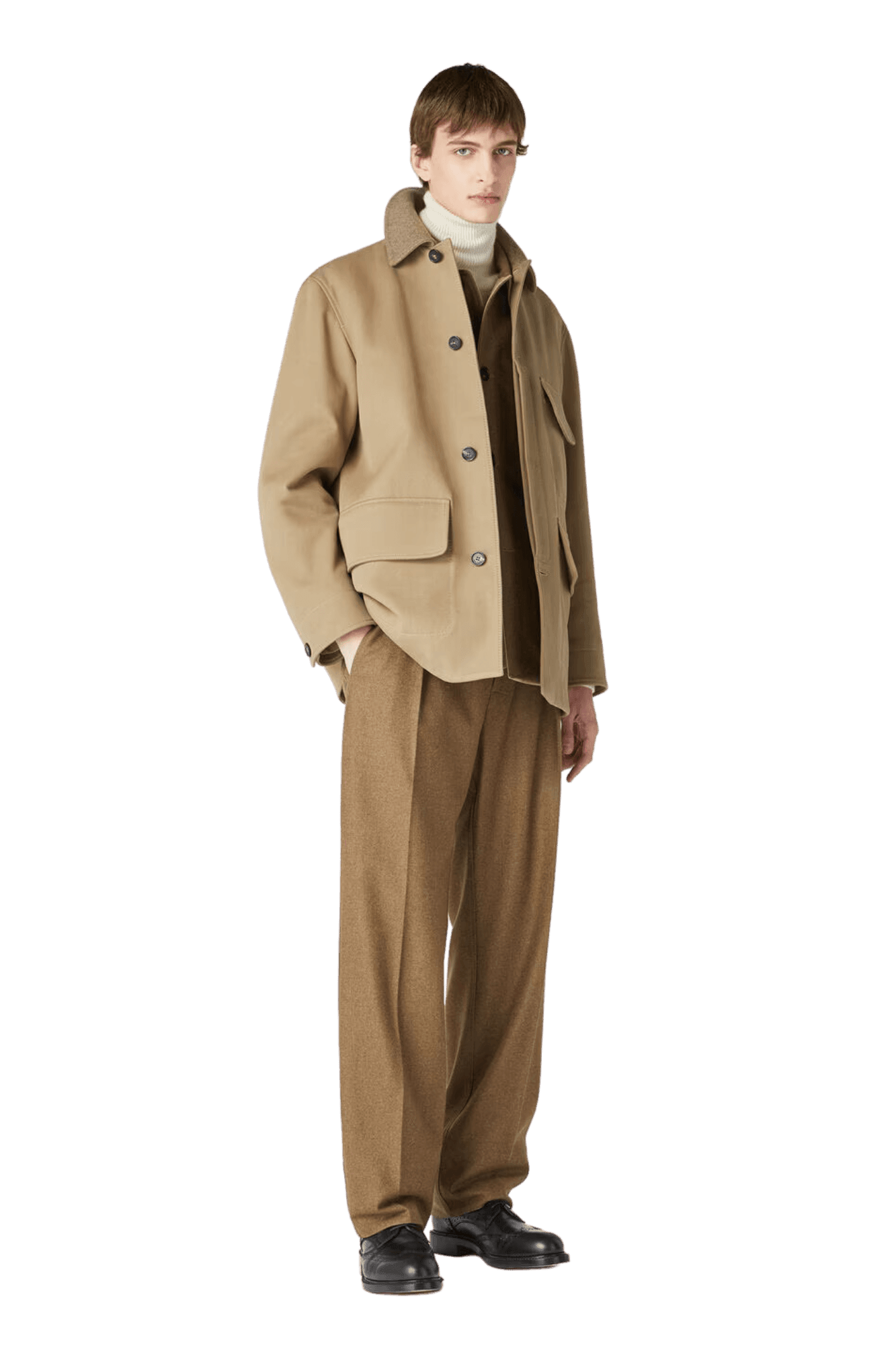 เสื้อโค้ท Barth Caban ผู้ชาย Loro Piana