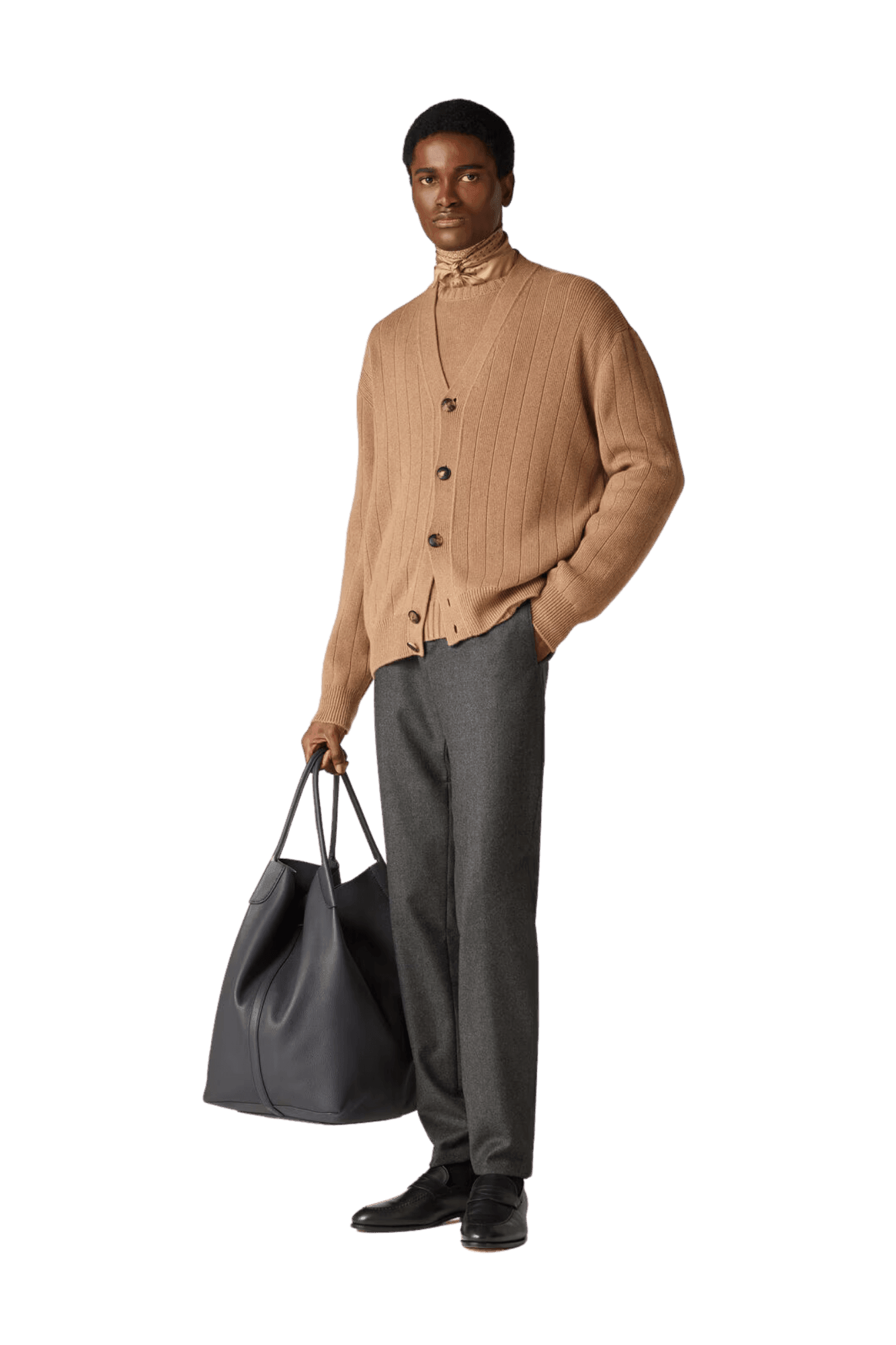 Loro Piana Cardigan Cervatto Homme