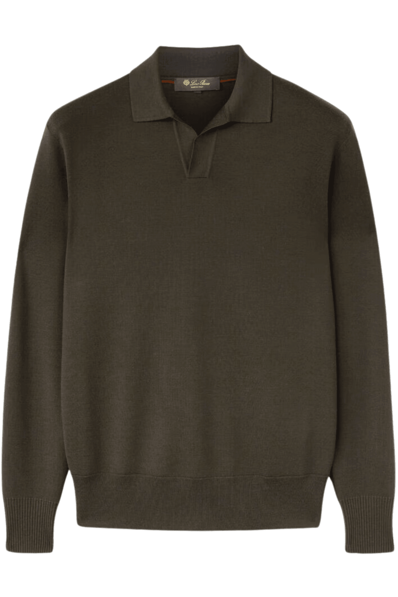 เสื้อโปโลผู้ชายไม่มีกระดุม Loro Piana