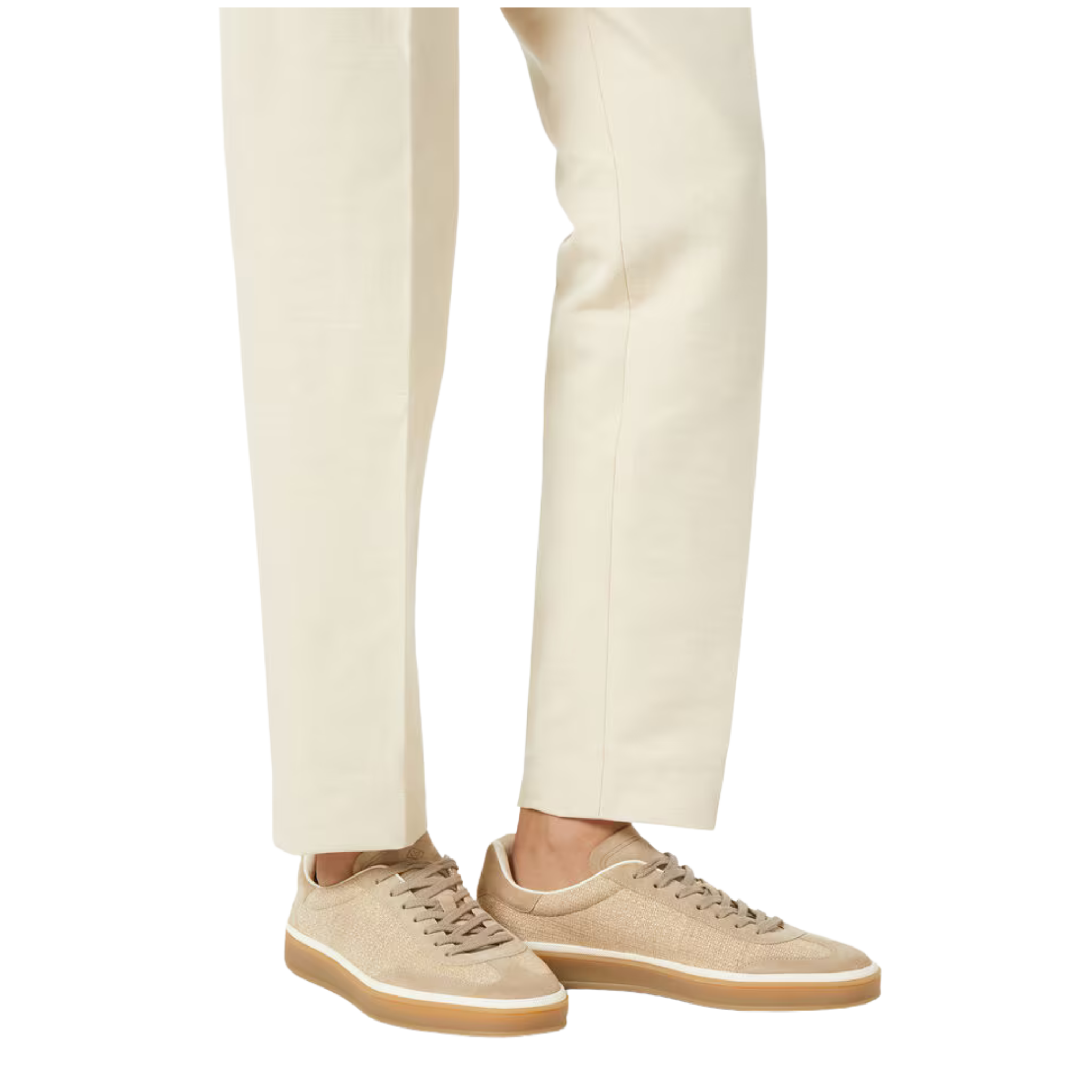 Zapatillas de tenis para mujer Loro Piana (gamuza dividida en pantorrilla)