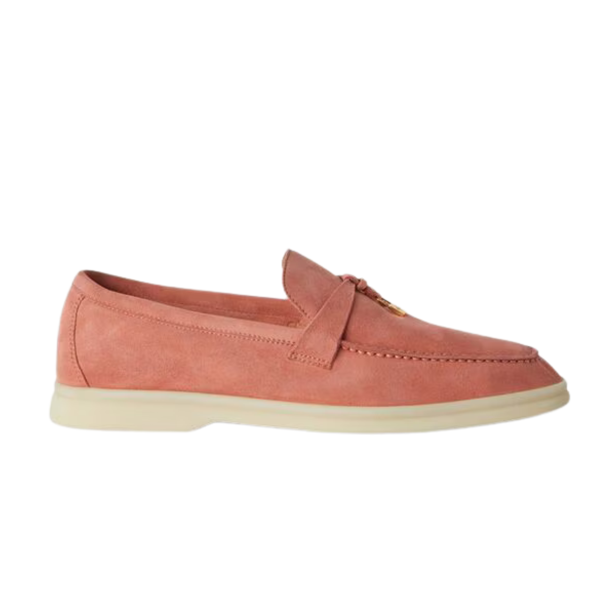 รองเท้าโลฟเฟอร์เดินเสน่ห์ฤดูร้อนของผู้หญิง Loro Piana (หนังกลับ)