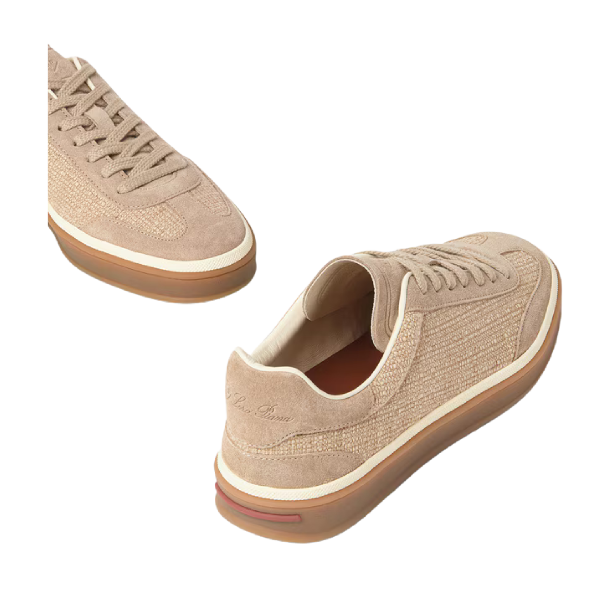 Zapatillas de tenis para mujer Loro Piana (gamuza dividida en pantorrilla)