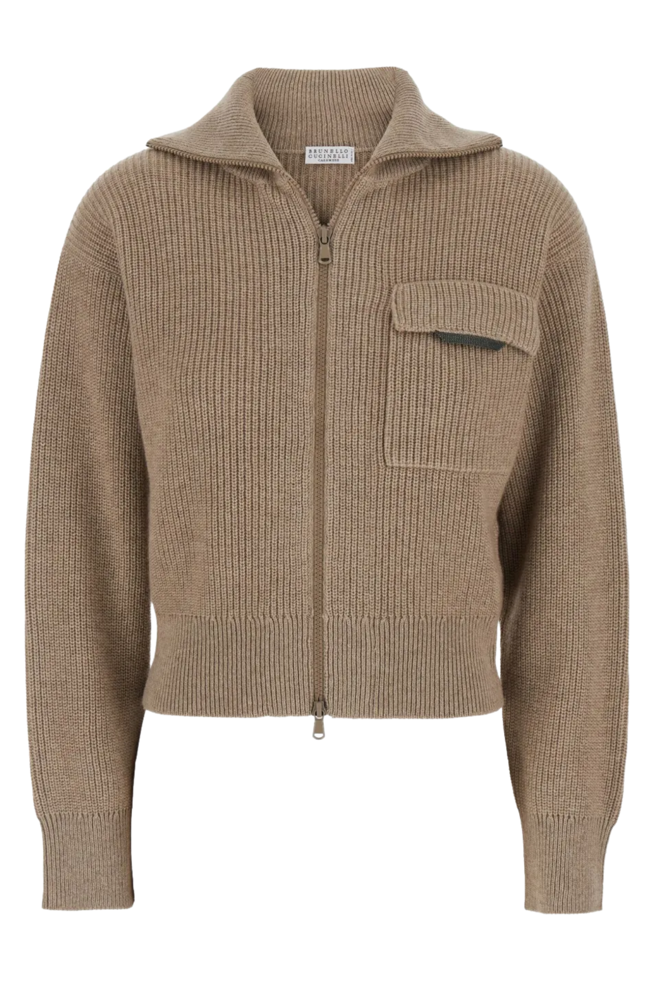 Brunello Cucinelli Women's Zip-up Ribbed Cardigan