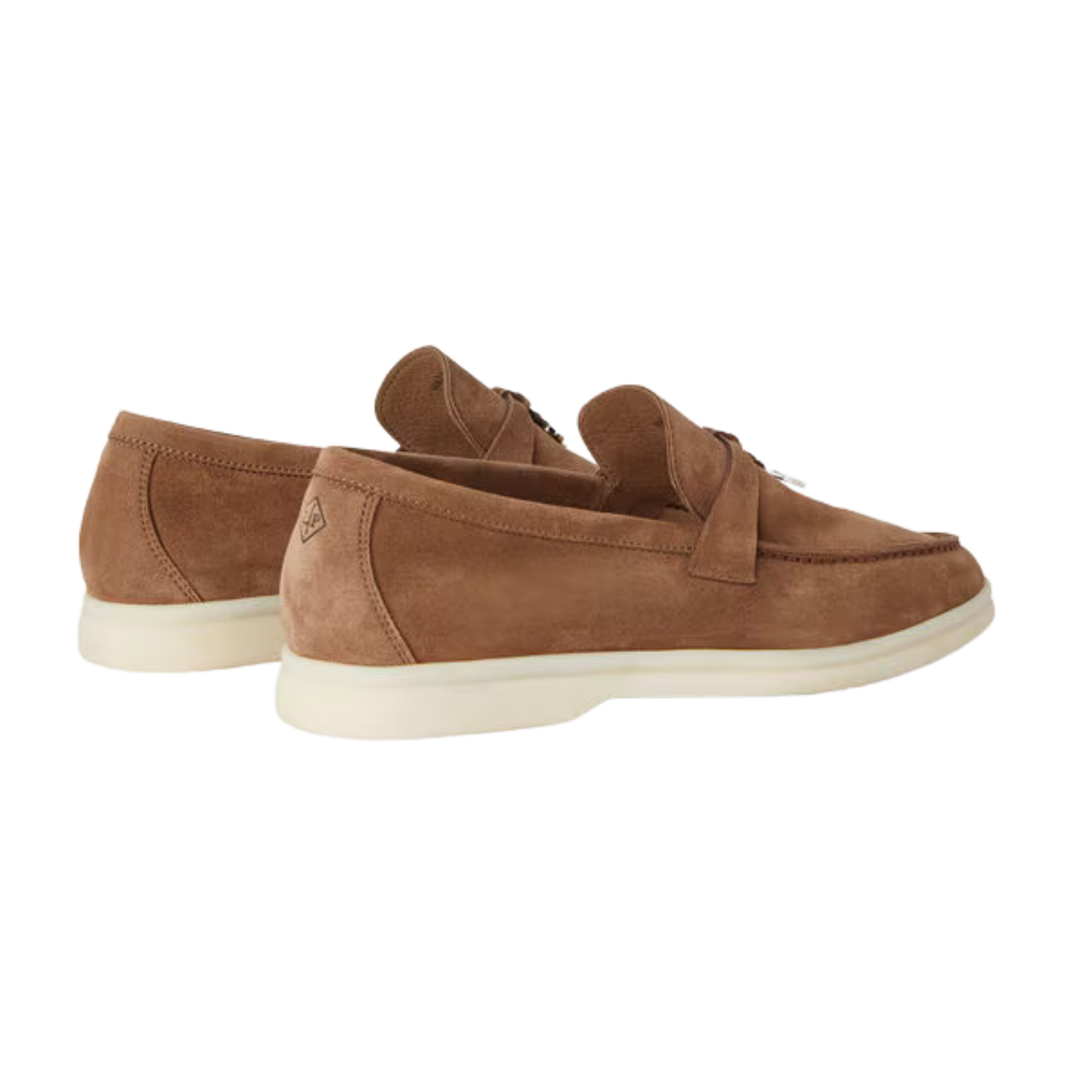 รองเท้าโลฟเฟอร์เดินเสน่ห์ฤดูร้อนของผู้หญิง Loro Piana (หนังกลับ)