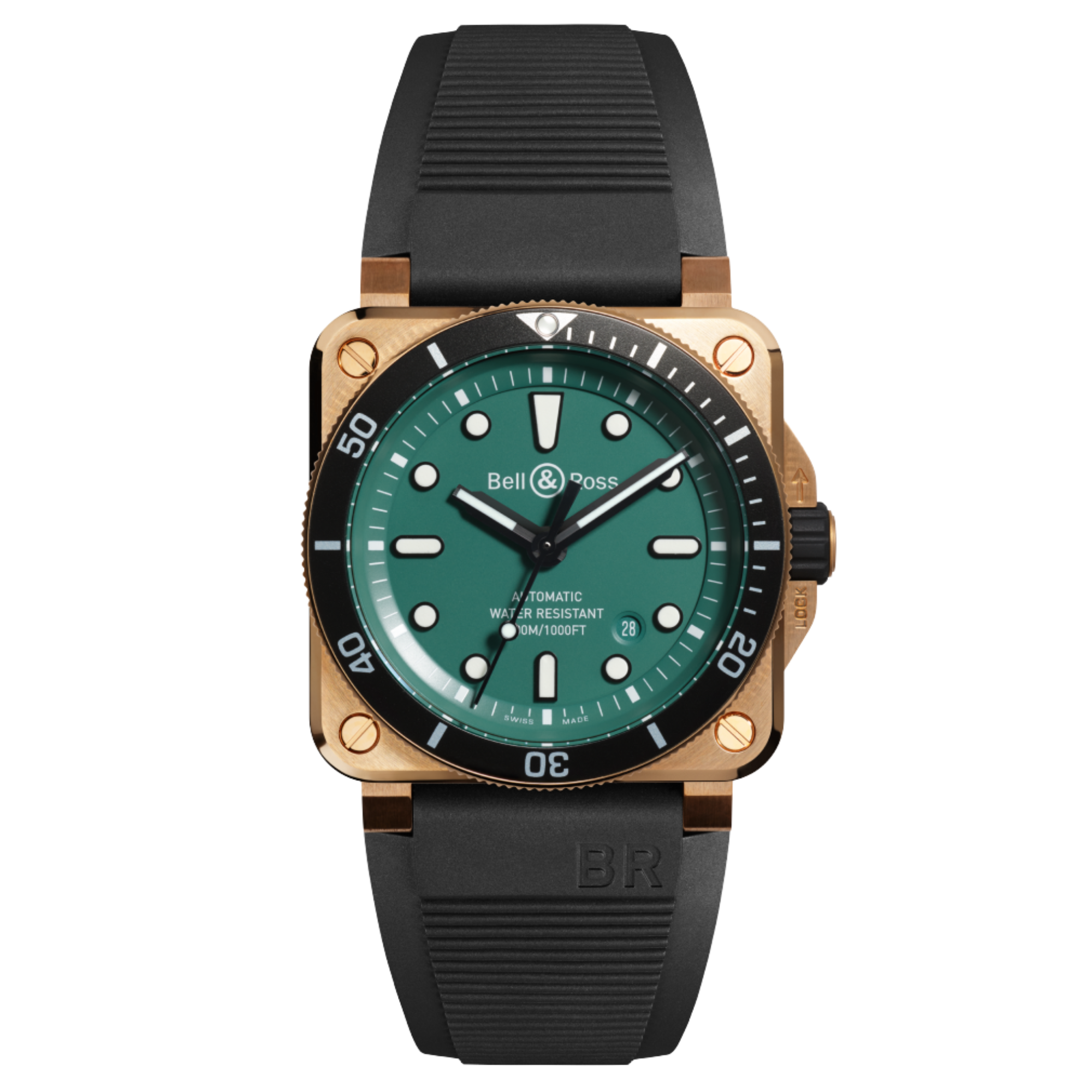 Bell & Ross BR-03 Diver Black & Green Bronze