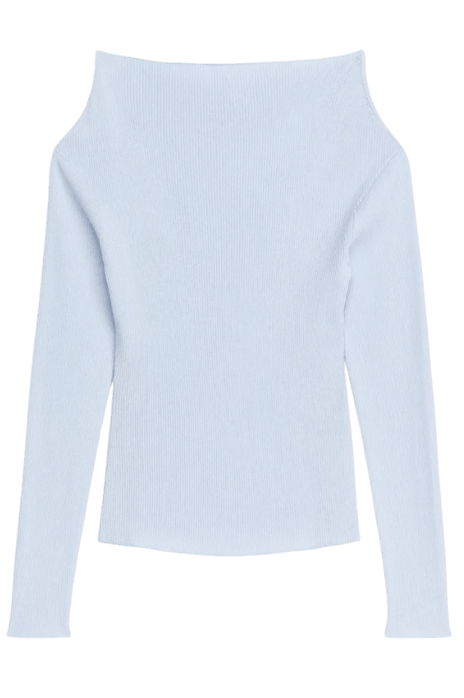 Arket Women's Boat-Neck Rib Top