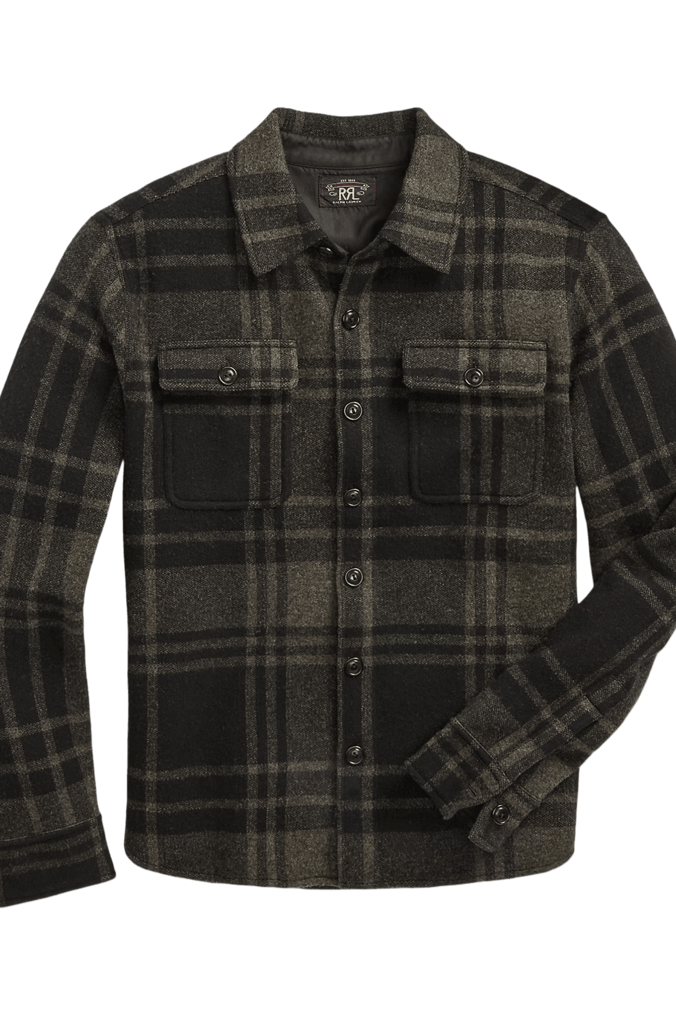 Ralph Lauren Men's Plaid Wool Jacquard Workshirt Jumper