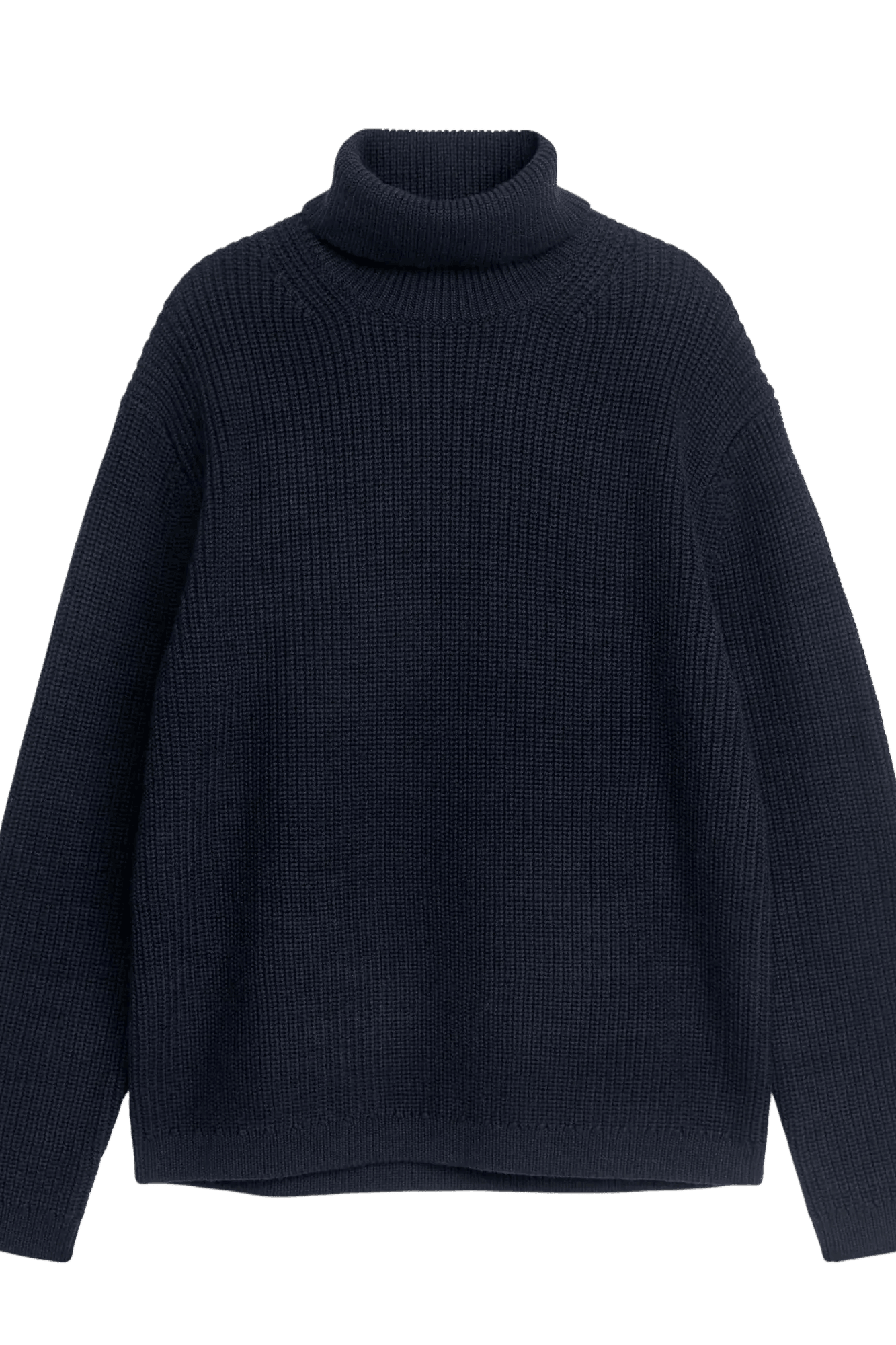 Arket Pull à col roulé en laine épaisse pour hommes