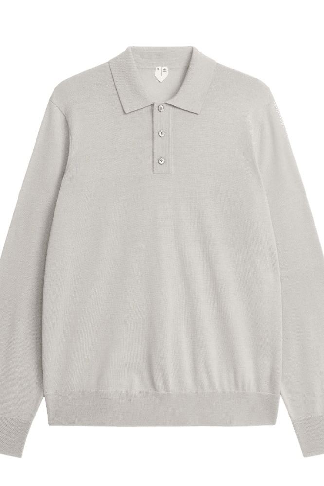 Arket Men's Merino Polo Jumper