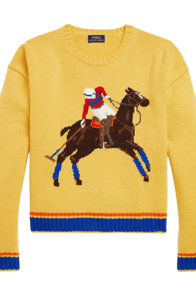Ralph Lauren Women's Intarsia-Knit Wool Sweater