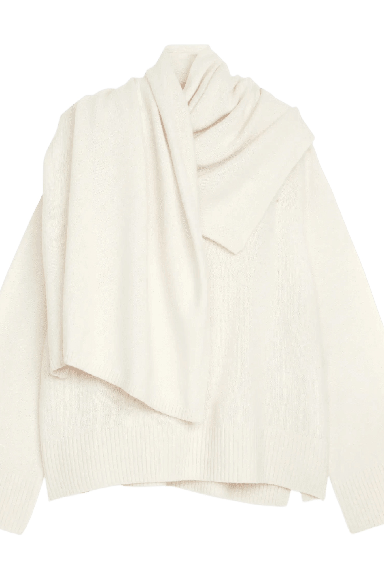 Arket Women's Wool Scarf Jumper