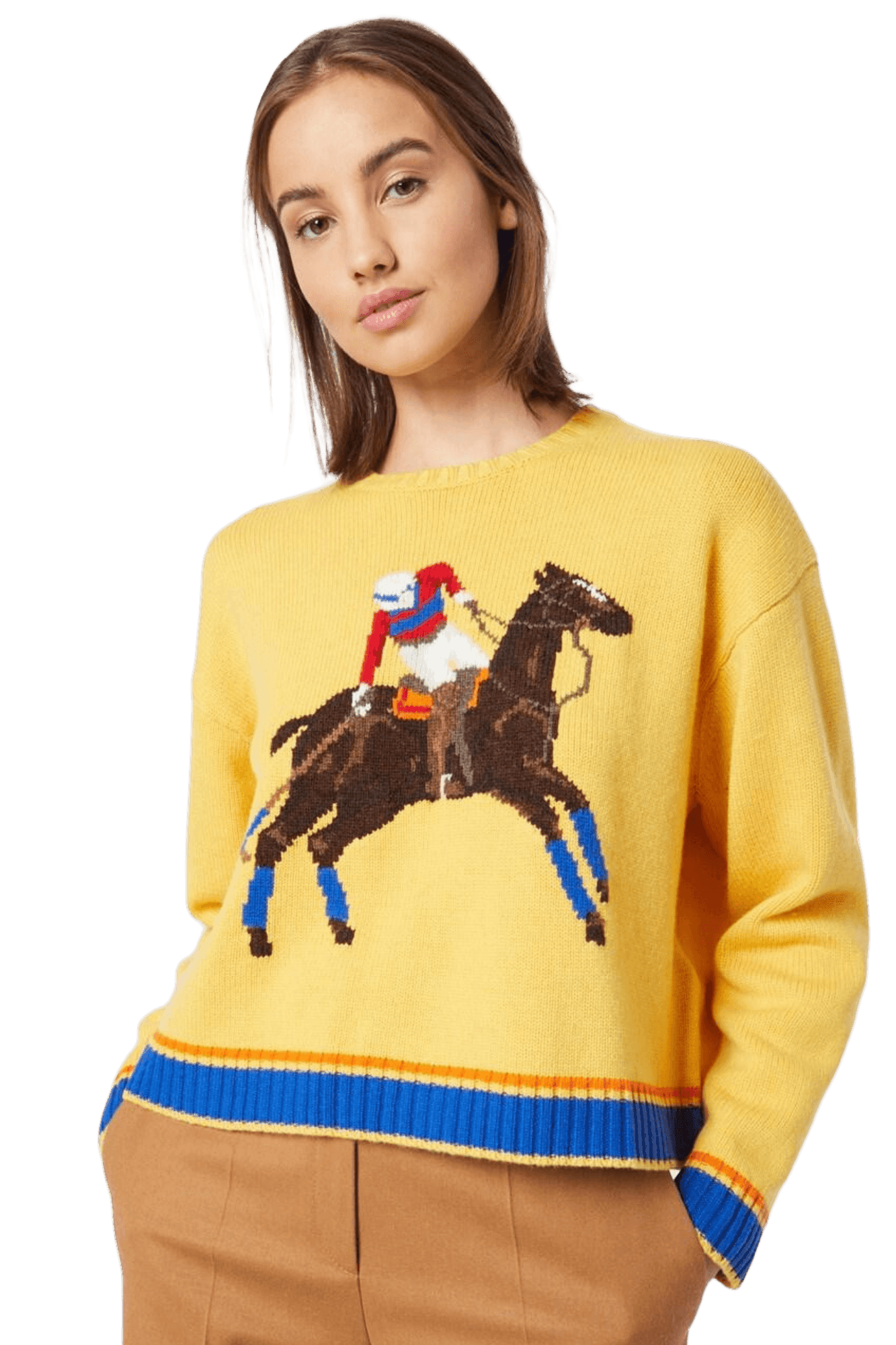 Ralph Lauren Women's Intarsia-Knit Wool Sweater