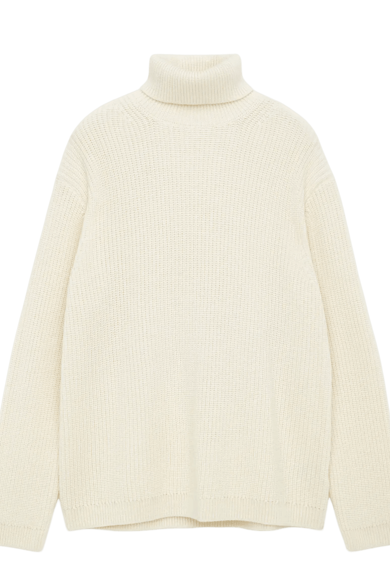 Arket Pull à col roulé en laine épaisse pour hommes