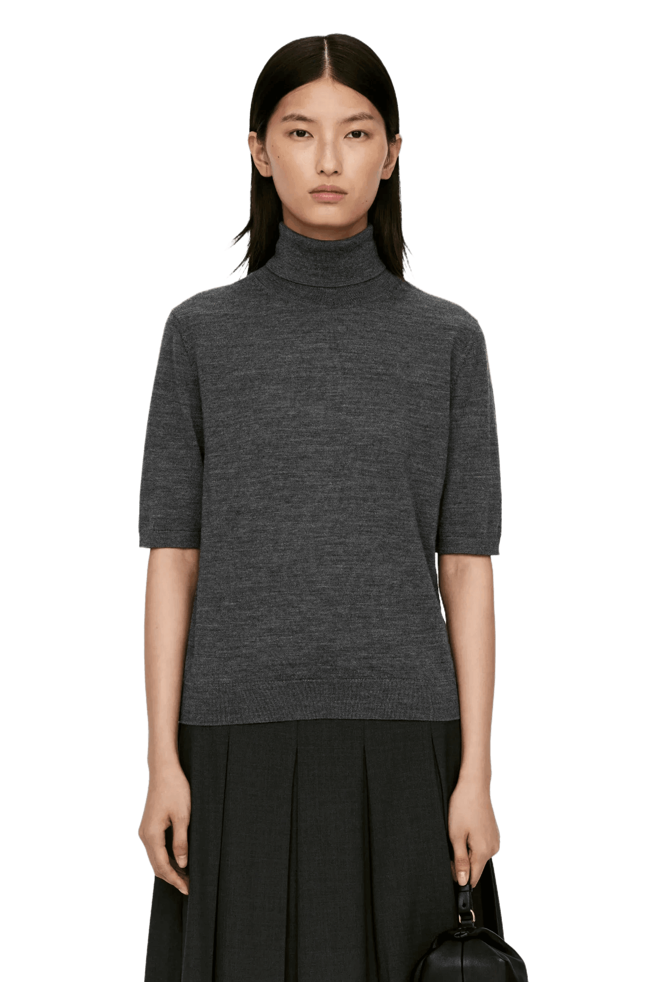 Arket Women's Short-Sleeve Roll-Neck Jumper