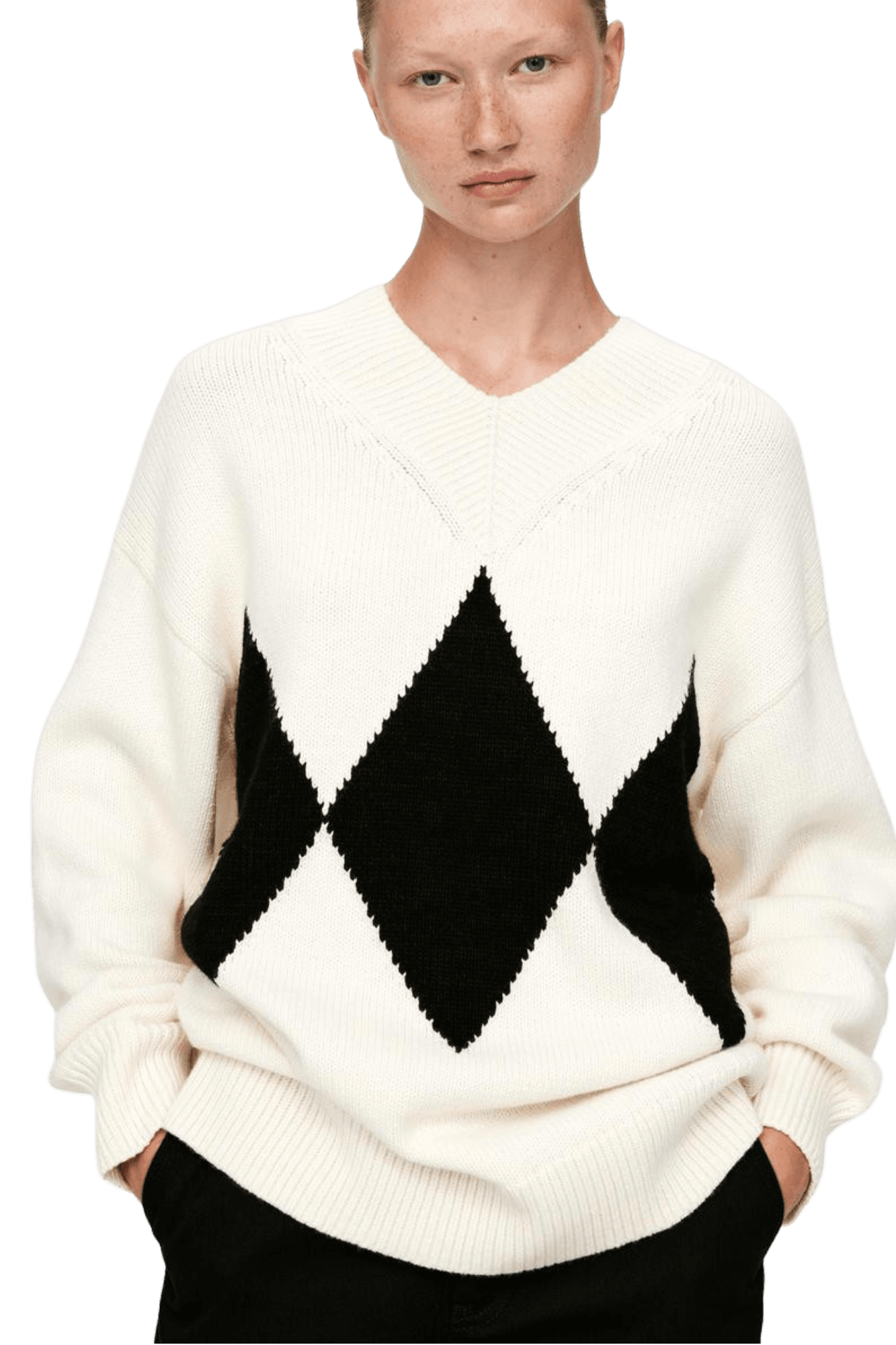 Arket Women's Relaxed Wool-Cotton Jumper