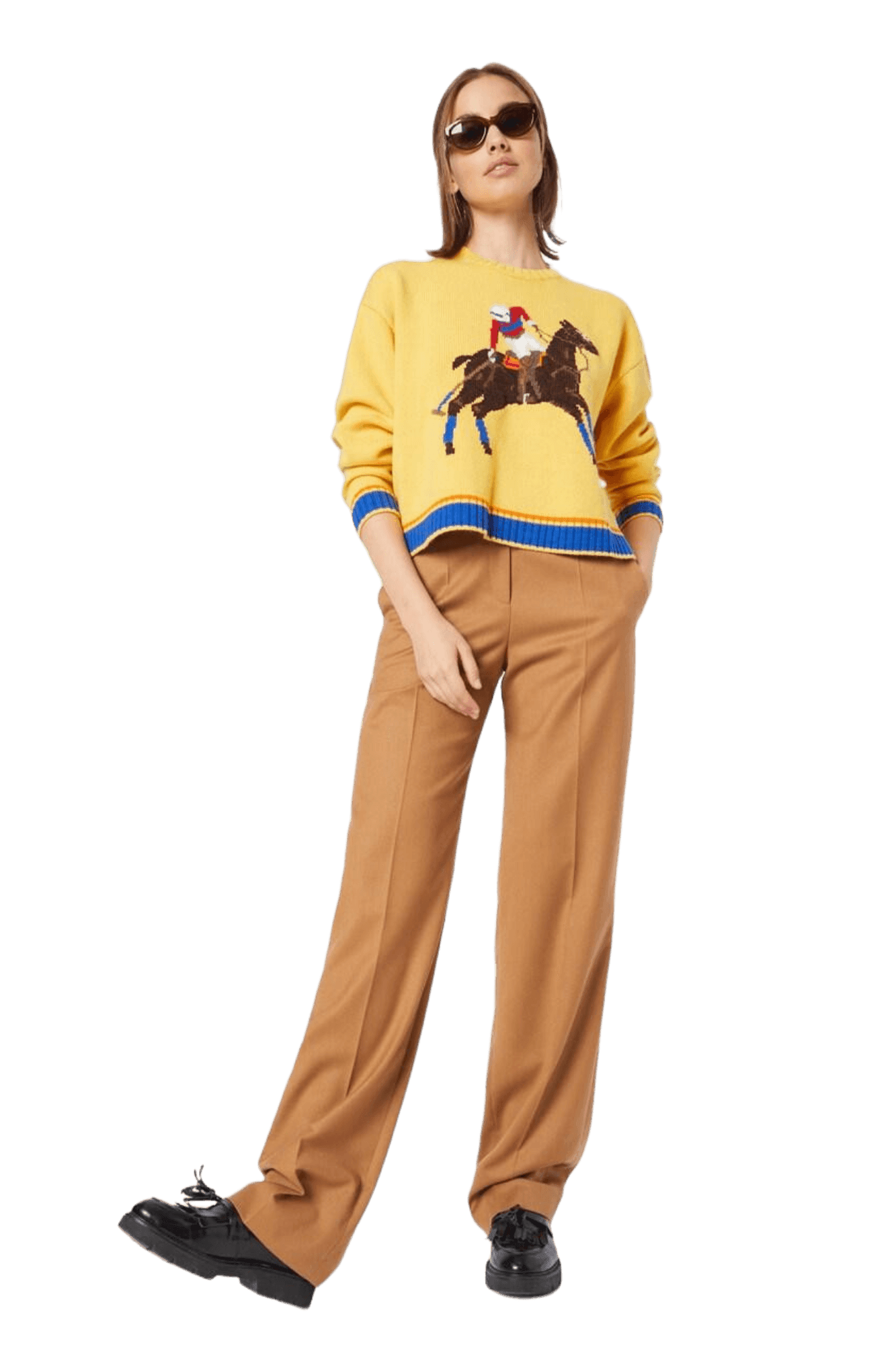 Ralph Lauren Women's Intarsia-Knit Wool Sweater