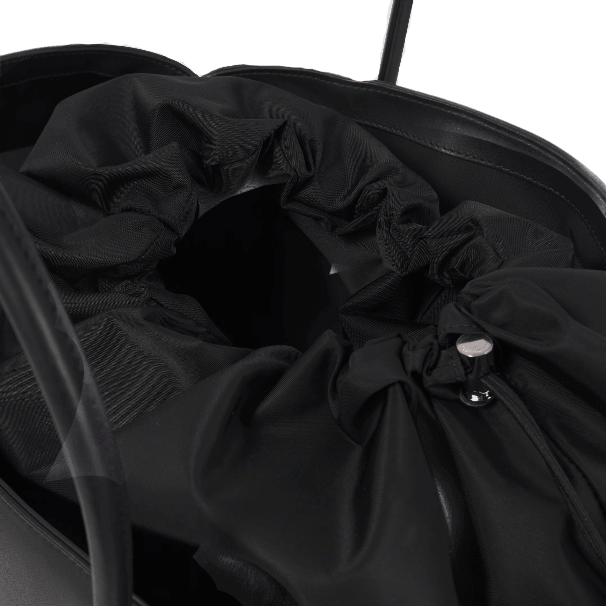 The Row Margaux 17 反扣皮革帆布托特包