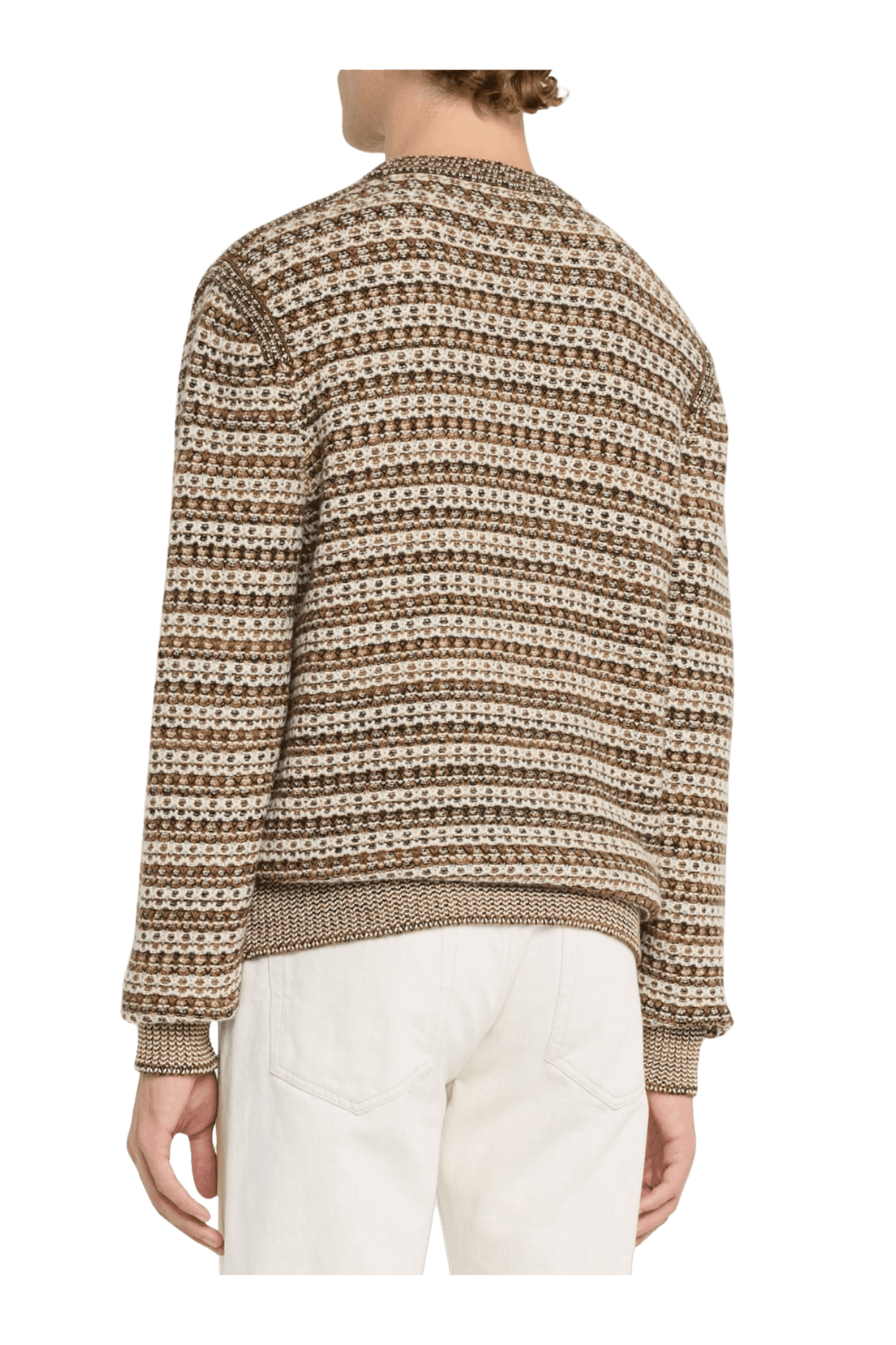 เสื้อสเวตเตอร์ถัก Mancora Cashmere Knit Crewneck ของผู้ชาย Loro Piana