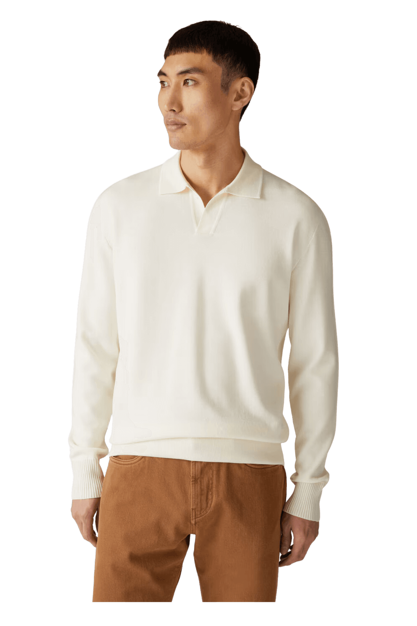 Loro Piana Men's Buttonless Polo-Shirt