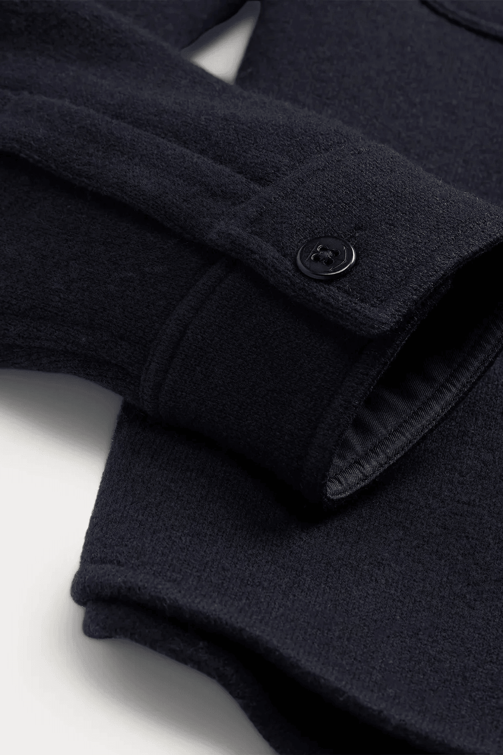 RALPH LAUREN Chemise de travail en laine jacquard Birdseye pour homme